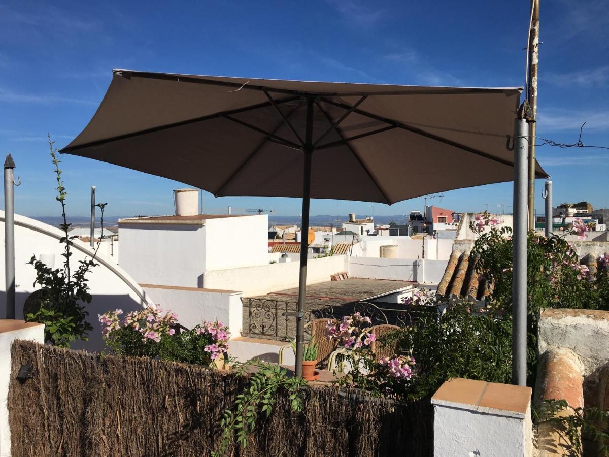 Casa Leon Blanco Carmona Reformada Centrica Con Chimenea Y Terraza Con Vistas Villa Екстериор снимка